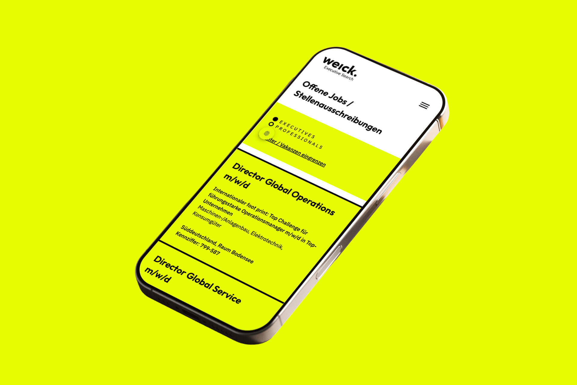 TYPO3-Website mit Kandidatenportal